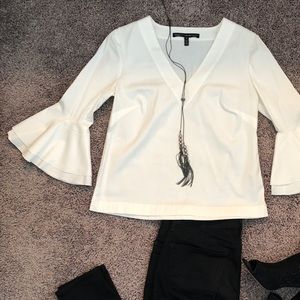 WHBM White Blouse